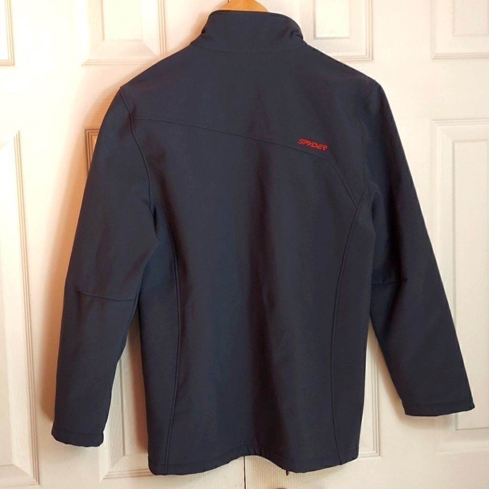 SPYDER Grey Soft Shell Full Zip Jacket Sz XL - Picture 2 of 12